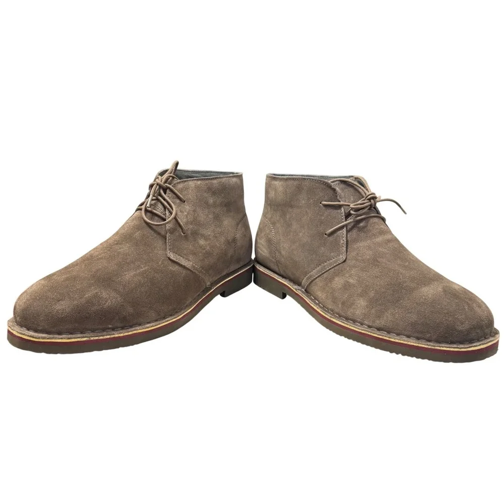 Propet Findley Chukka Boots Mens 14 X 3E Brown Suede New Without Box MCX012S